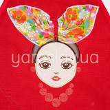 Fartuch z aplikacją Solokha m.427 czerwony TM Yaroslav Fartuch z aplikacją Solokha m.427 czerwony TM Yaroslav