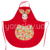 Fartuch z aplikacją Solokha m.427 czerwony TM Yaroslav Fartuch z aplikacją Solokha m.427 czerwony TM Yaroslav