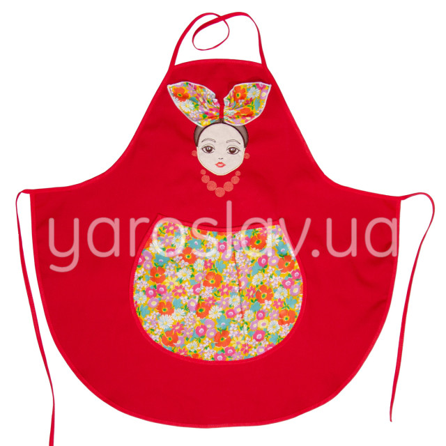 Fartuch z aplikacją Solokha m.427 czerwony TM Yaroslav