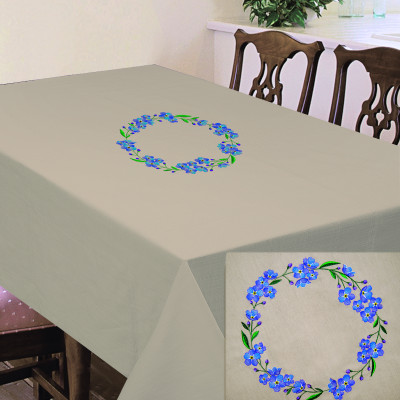 Obrus ​​bawełniany z haftem TM Yaroslav 02