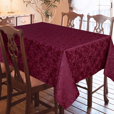 Obrus ​​żakardowy vintage bordowy TM Jarosław