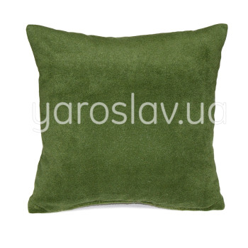 Poduszka dekoracyjna z polaru zielony 35x35 cm TM Jarosław