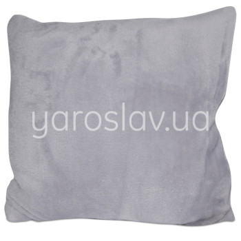 Poduszka dekoracyjna z polaru f-311 szary 35x35 cm TM Jarosław