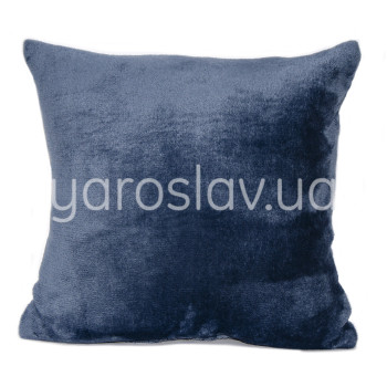Poduszka dekoracyjna z polaru f-327 szaro-niebieski 35x35 cm TM Jarosław
