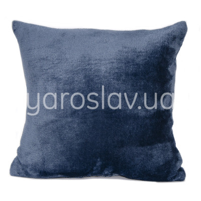 Poduszka dekoracyjna z polaru f-327 szaro-niebieski 35x35 cm TM Jarosław