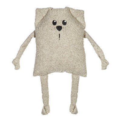 Poduszka dekoracyjna Kot I-536 welur beżowy 25x33 cm TM Jarosław