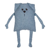 Poduszka dekoracyjna Kot I-536 welur niebieski 25x33 cm TM Jarosław