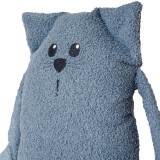 Poduszka dekoracyjna Kot I-536 welur niebieski 25x33 cm TM Jarosław