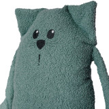 Poduszka dekoracyjna Kot I-536 welur szmaragd 25x33 cm TM Jarosław