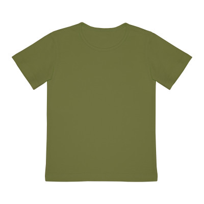 T-shirt dziecięcy z dzianiny m.176, khaki bawełna TM Yaroslav
