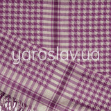 Szal Arafatka mod.04/19 120x120 cm fioletowy TM Yaroslav