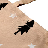 Eko-torba mini m.R-395/1 Choinki w kolorze beżowym 34x32 cm TM Yaroslav