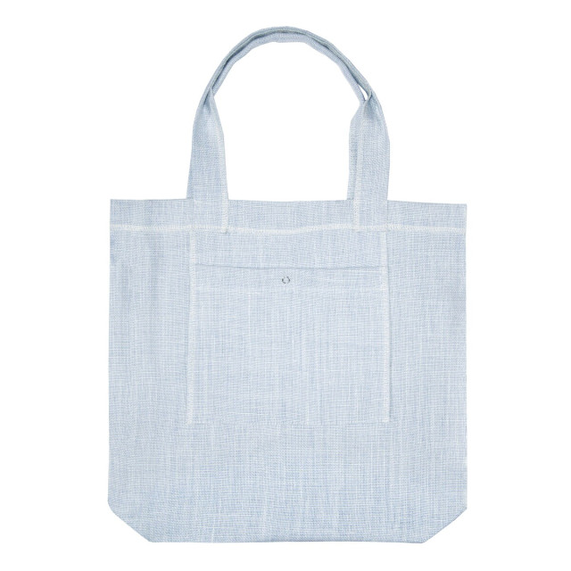 Torba lniana m.R-537 z kieszenią niebieski 37×40 cm TM Yaroslav