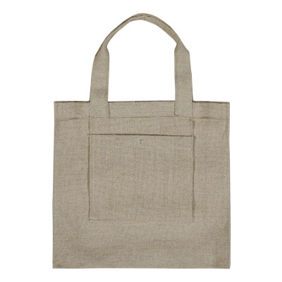 Torba lniana m.R-537 z kieszenią szorstka 37×40 cm TM Yaroslav