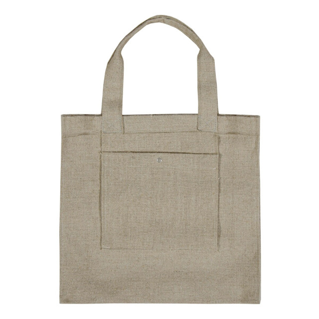 Torba lniana m.R-537 z kieszenią szorstka 37×40 cm TM Yaroslav