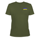 Koszulka z haftem Flaga m.45 khaki TM Yaroslav