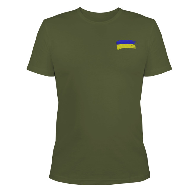Koszulka z haftem Flaga m.45 khaki TM Yaroslav