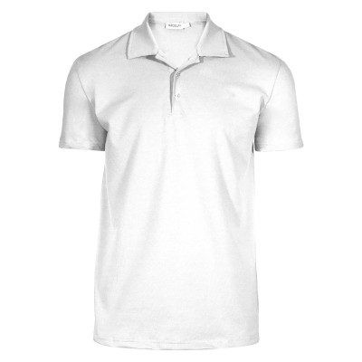 Koszulka polo męski m.F-268 wiskoza biały TM Yaroslav