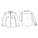 Męska koszula flanelowa beżowa komórka m.F-139 TM Yaroslav Męska koszula flanelowa beżowa komórka m.F-139 TM Yaroslav