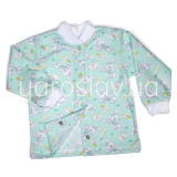 Bluzka dziecięca z guzikami m.407 dzianina TM Yaroslav Bluzka dziecięca z guzikami m.407 dzianina TM Yaroslav