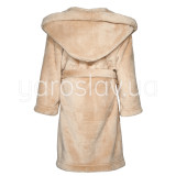 Dziecięcy szlafrok polarowy m.D-003 beżowy TM Yaroslav