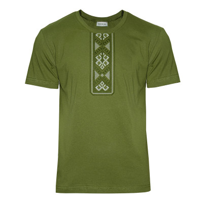 Koszulka Vyshyvanka m.623-K khaki TM Yaroslav
