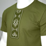 Koszulka Vyshyvanka m.623-K khaki TM Yaroslav