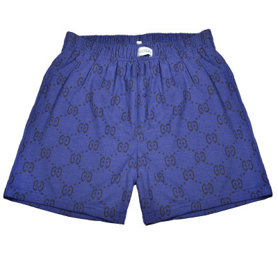 Slipy męskie dzianinowe m.F-049 wzór niebieski TM Jarosław