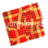 Szal Veselka mod.3/7 czerwony półwełniany 85x85 cm TM Yaroslav