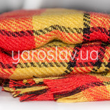 Szal Veselka mod.3/7 czerwony półwełniany 85x85 cm TM Yaroslav