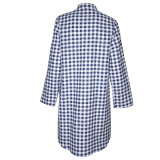 Tunika flanelowa m.F-058 niebieską kratę TM Jarosław