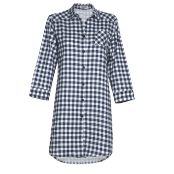 Tunika flanelowa m.F-058 niebieską kratę TM Jarosław