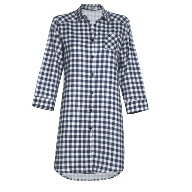 Tunika flanelowa m.F-058 niebieską kratę TM Jarosław