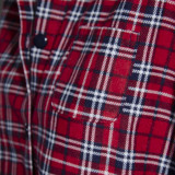 Tunika flanelowa m.F-058 bordowa komórka TM Jarosław