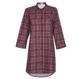 Tunika flanelowa m.F-058 bordowa komórka TM Jarosław