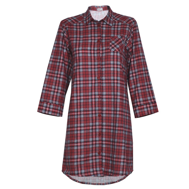 Tunika flanelowa m.F-058 bordowa komórka TM Jarosław