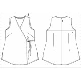 Bluzka lniana o zapachu m.F-512 milk TM Yaroslav