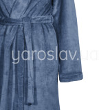 Szlafrok polarowy m.F-002 szal blue TM Jarosław