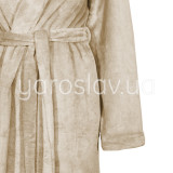 Szlafrok polarowy m.F-002 szal beżowy TM Jarosław