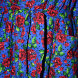 Szlafrok flanelowy Lux m.102 niebieski TM Jarosław
