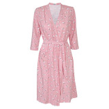 Szlafrok dzianina m.F-120 Ważki TM Jarosław