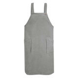 Sukienka lniana letnia m.F-545 z kieszeniami szary TM Jarosław Sukienka lniana letnia m.F-545 z kieszeniami szary TM Jarosław
