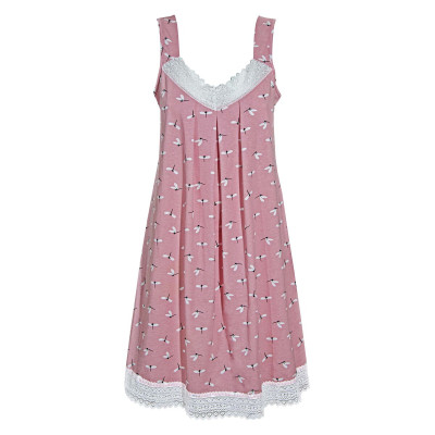 Koszula nocna m.454 Ważki bawełna TM Jarosław