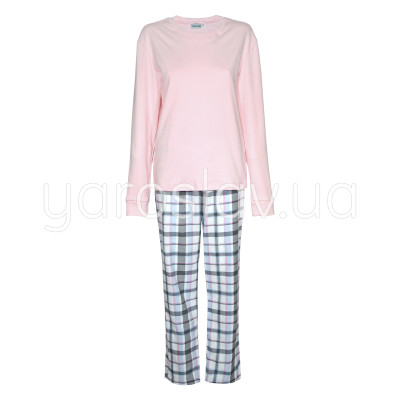 Piżama Jersey flanelowy m.F-001 różowy TM Yaroslav