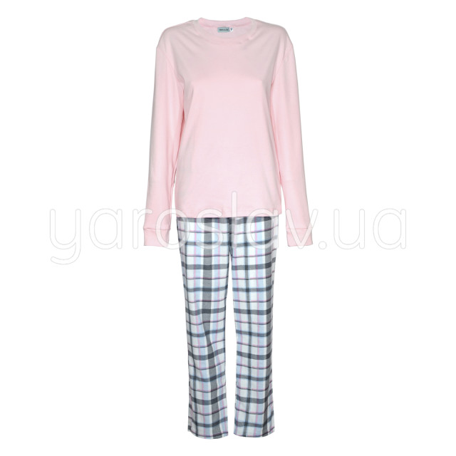 Piżama Jersey flanelowy m.F-001 różowy TM Yaroslav Piżama Jersey flanelowy m.F-001 różowy TM Yaroslav