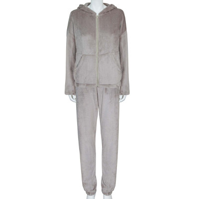 Garnitur polarowy m.981 z zamkiem błyskawicznym kawa TM Jarosław