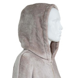 Garnitur polarowy m.981 z zamkiem błyskawicznym kawa TM Jarosław