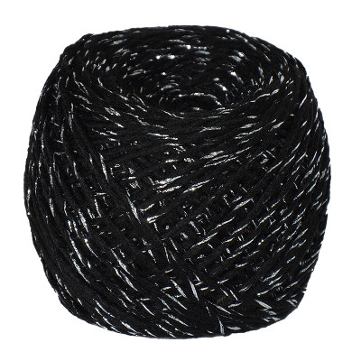 Przędza akrylowa 33/13 z lureksem czarnym 50g/125m TM Yaroslav