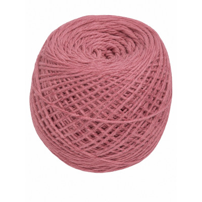 Przędza bawełniana 10/6 przykurzony róż 100g/160m TM Jarosław