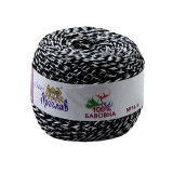 Przędza bawełna 14/4 melanż nr.1/500 biało-czarny 50g/175m TM Jarosław Przędza bawełna 14/4 melanż nr.1/500 biało-czarny 50g/175m TM Jarosław